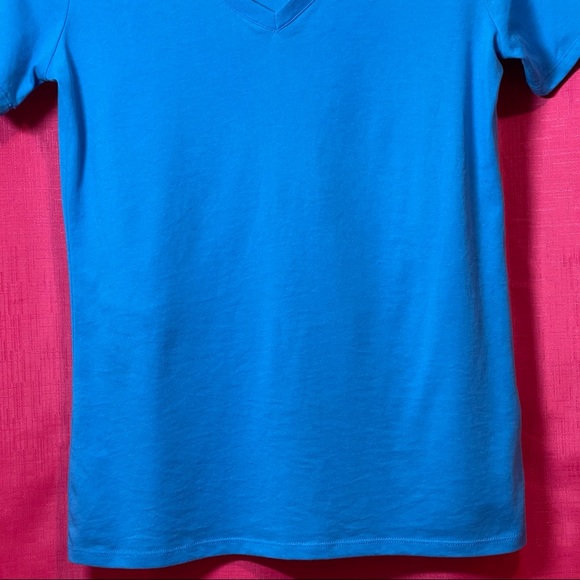 NIKE DRI FIT ATHLETIC CUT BLUE TEE SIZE M - Picture 4 of 10